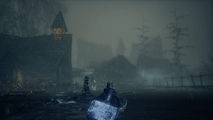 You’ll have to fight all the way to the Fishing Hamlet to get the Bloodletter / Bloodborne
