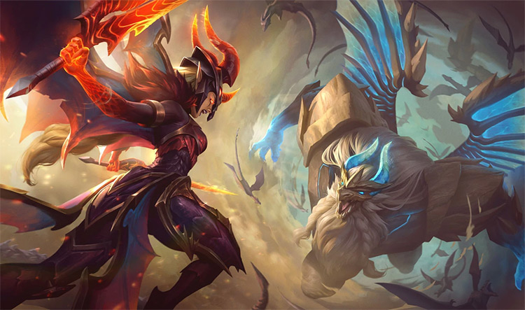 Dragon Guardian Galio Skin Splash Image from League of Legends