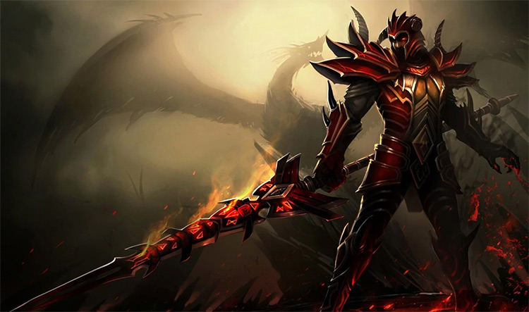 Dragonslayer Jarvan IV Skin Splash Image from League of Legends