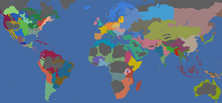 Culture Groups of the world in EU4