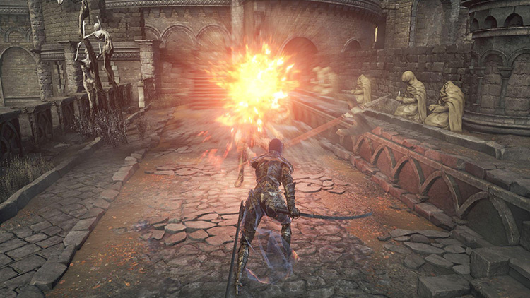 Using the Pyromancy Flame in battle / Dark Souls 3