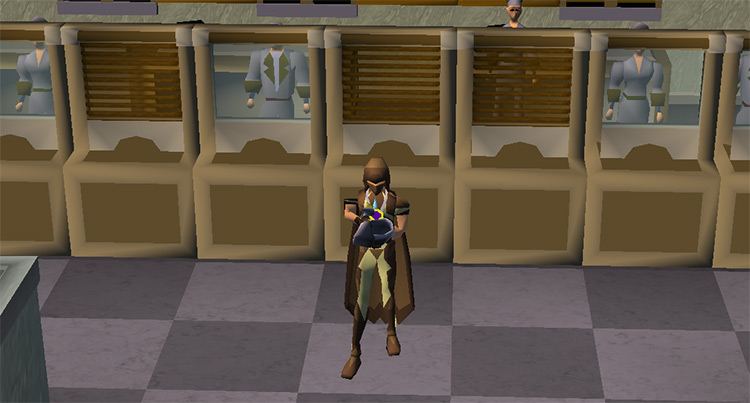 Making potions at the bank / Old School RuneScape