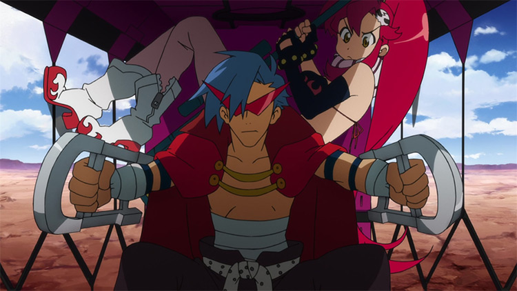 Ảnh chụp màn hình anime gurren lagann