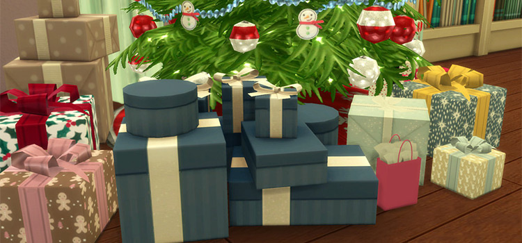 Resized Gift Stack Boxes in TS4