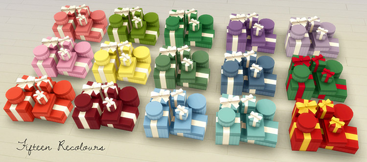 Resized Gift Stack / Sims 4 CC