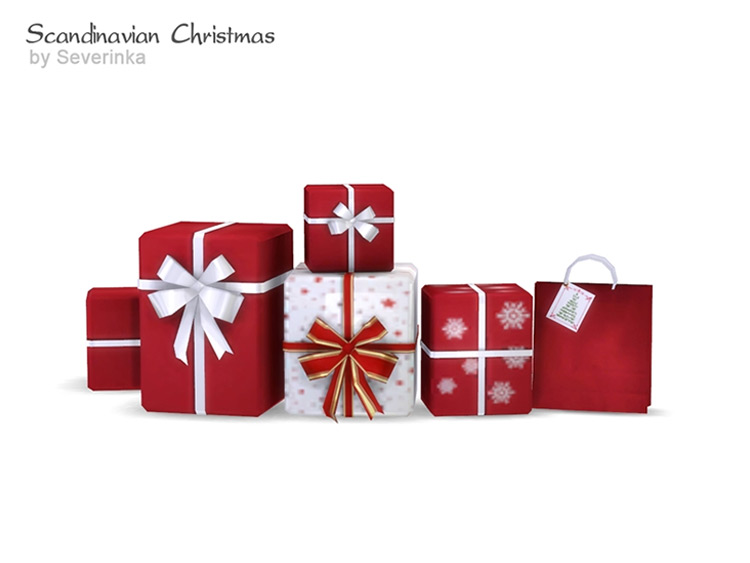 Scandinavian Christmas Gifts / Sims 4 CC