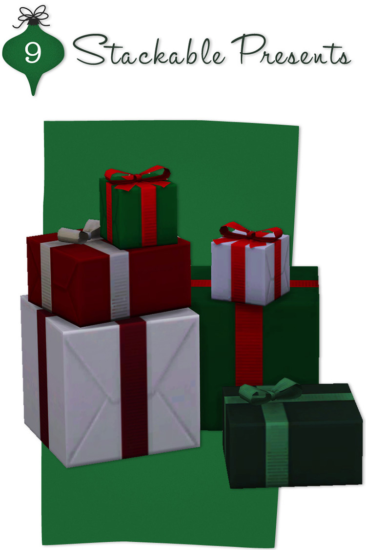 Stackable Presents / Sims 4 CC