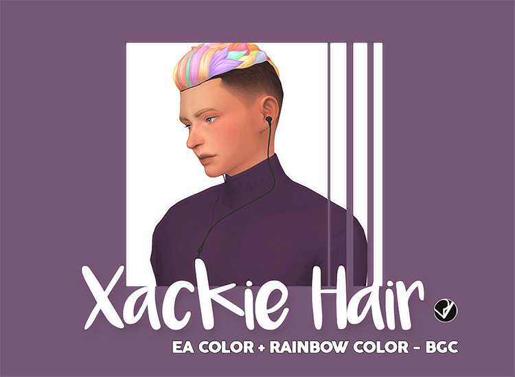 Sims 4 Maxis Match Undercut Hair CC  Guys   Girls    FandomSpot - 13