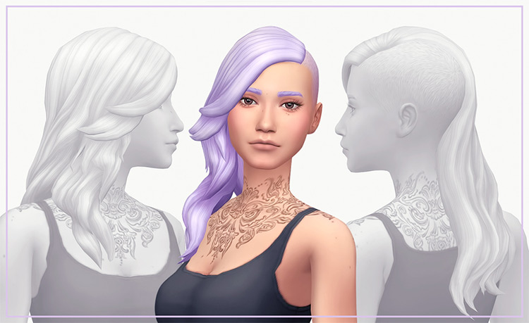 Sims 4 Maxis Match Undercut Hair CC (Guys + Girls) – FandomSpot