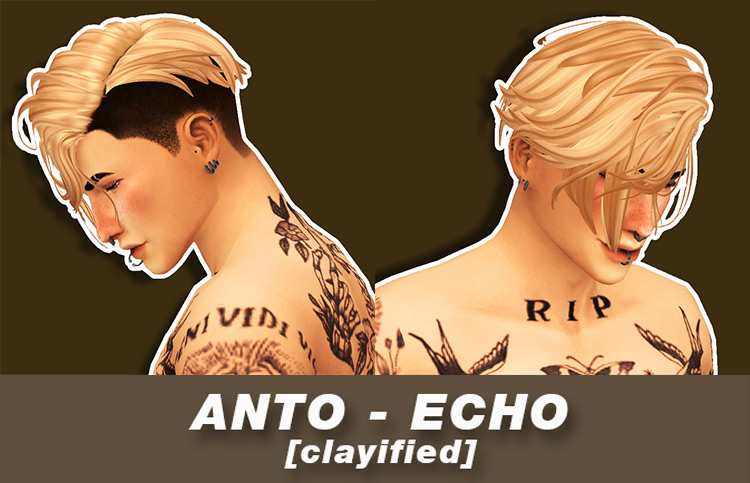 Anto Omen Hair Clayified Rene Hair Sims 4 Cc