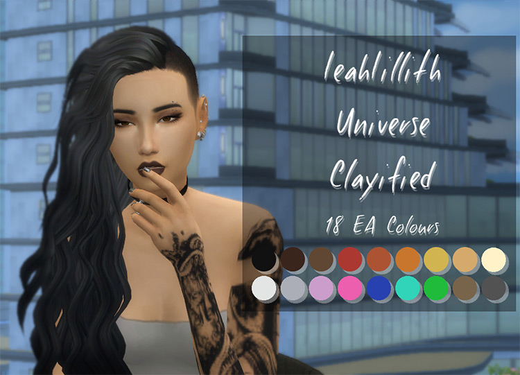 Sims 4 Maxis Match Undercut Hair CC  Guys   Girls    FandomSpot - 78