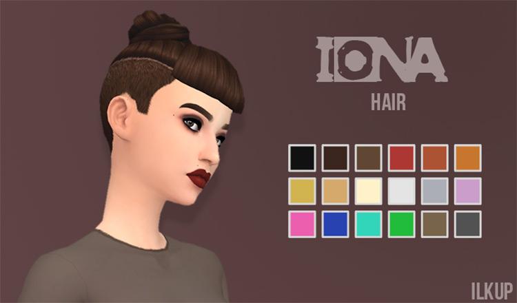 Sims 4 Maxis Match Undercut Hair CC  Guys   Girls    FandomSpot - 99