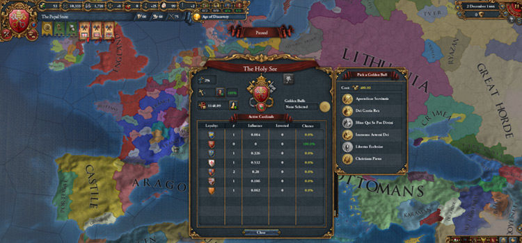 The Best Golden (Papal) Bulls in EU4, All Ranked