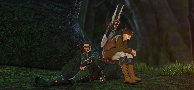 Machinist and Bard in FFXIV