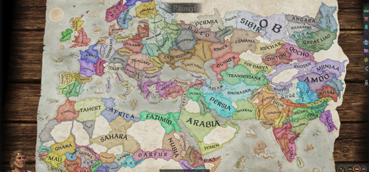 De Jure Kingdoms Mapmode in 1066 (CK3)