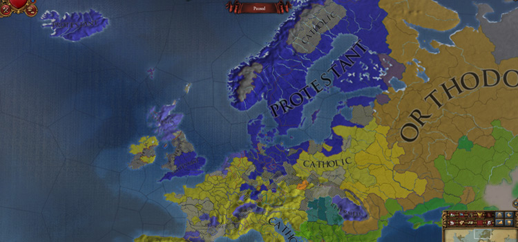 Reformation in Europe in EU4