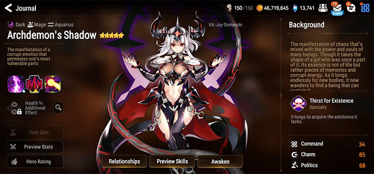 Archdemons Shadow in Epic Seven