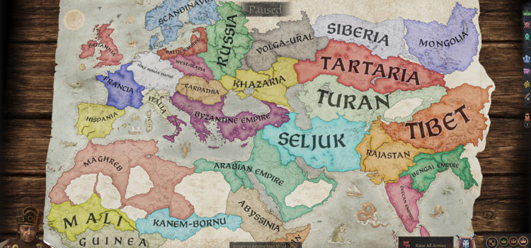 De Jure Empires Map Mode (CK3)