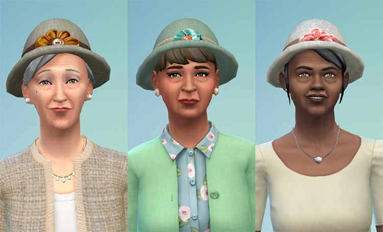 Granny Hat / Sims 4 CC