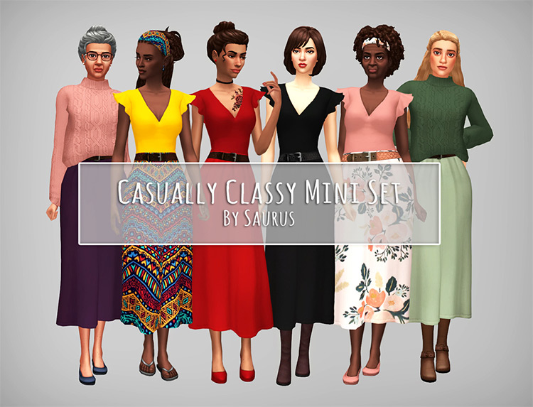Casually Classy Mini Set / Sims 4 CC