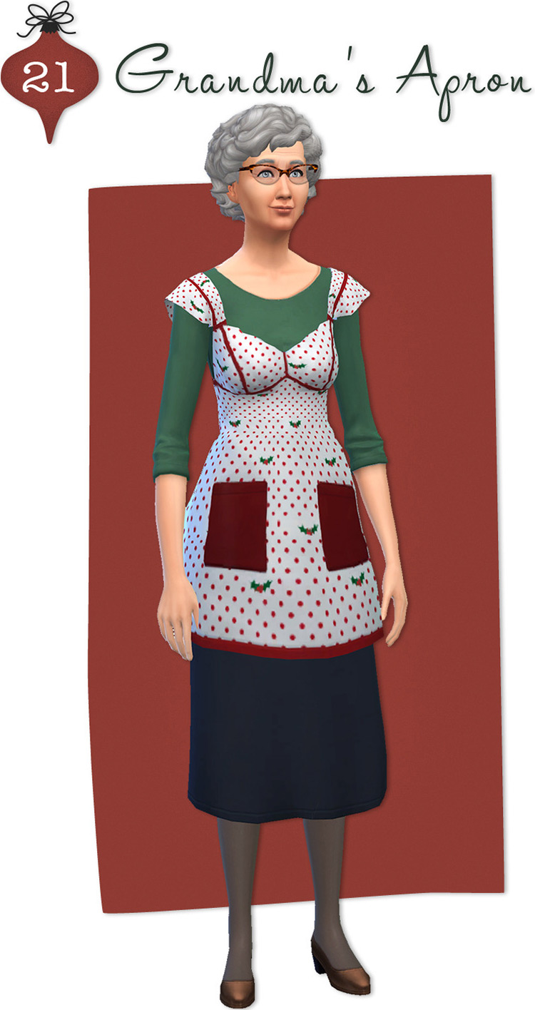 Grandma’s Apron / Sims 4 CC