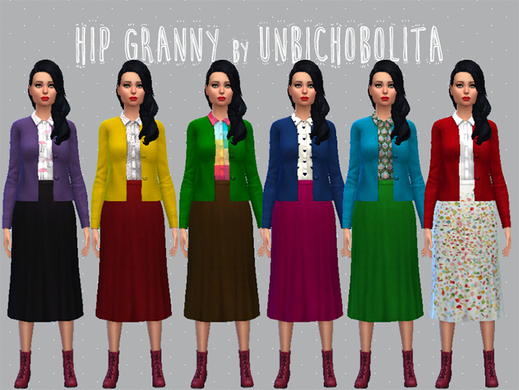 Hip Granny / Sims 4 CC