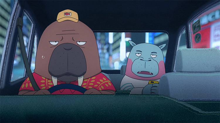 Odd Taxi anime screenshot