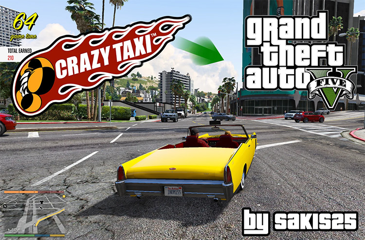 Crazy Taxi / GTA5 Mod
