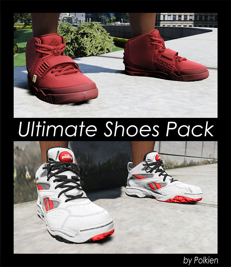 GTA 5  The Best Custom Shoes   Sneaker Mods  Guys   Girls    FandomSpot - 48