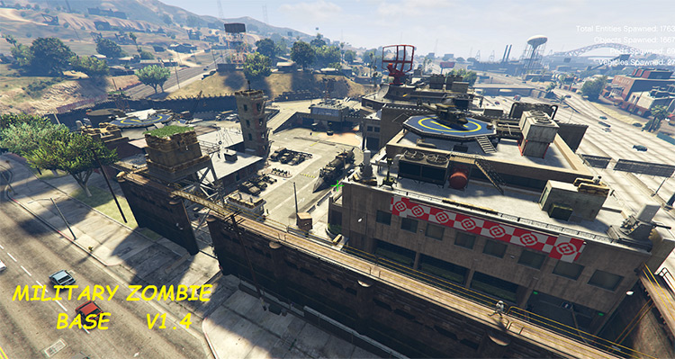 Military Zombie Base / GTA5 Mod