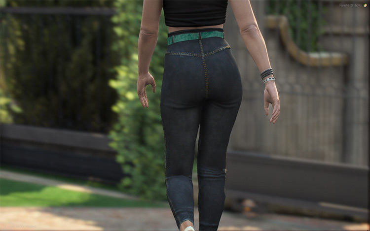 High-Waisted Jeans for MP Female / GTA5 Mod