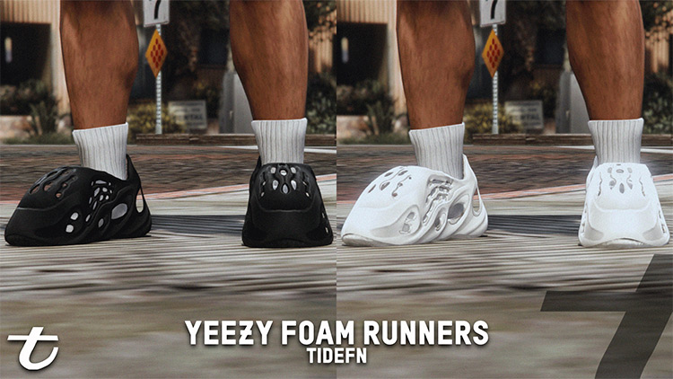Yeezy Foam Runners / GTA5 Mod