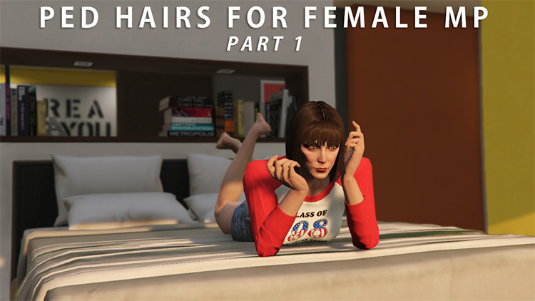 Pedestrian Hair for MP Female / GTA5 Mod