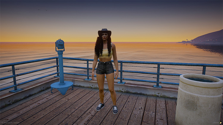 Curly Hairstyle / GTA5 Mod