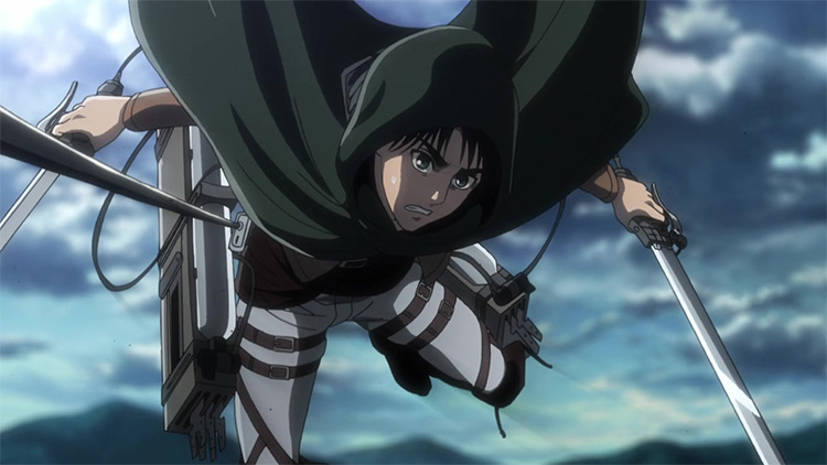 Eren Yeager in Attack on Titan anime