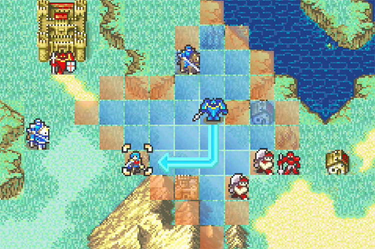 Fire Emblem: The Sacred Stones (2005) GBA gameplay
