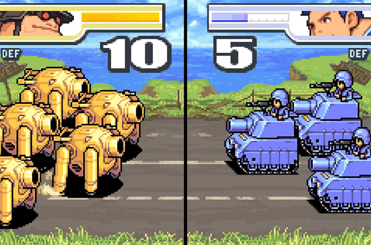 Advance Wars 2: Black Hole Rising (2003) GBA gameplay