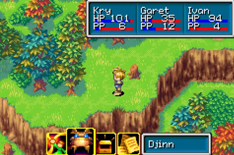 Golden Sun: The Lost Age (2003) GBA gameplay