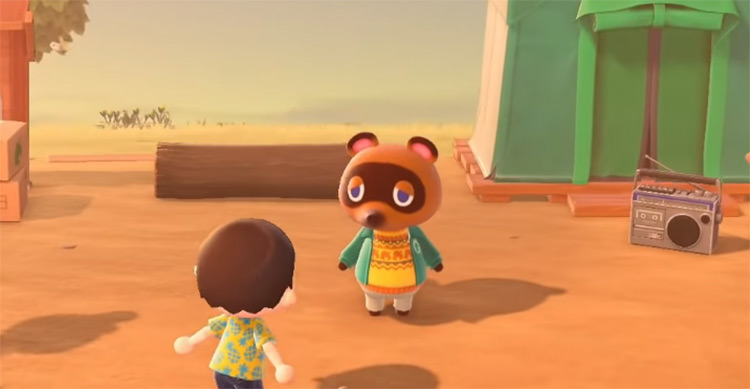 Tom Nook from Animal Crossing: New Horizons