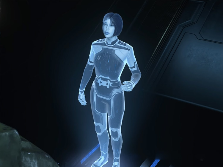 Cortana from Halo Infinite
