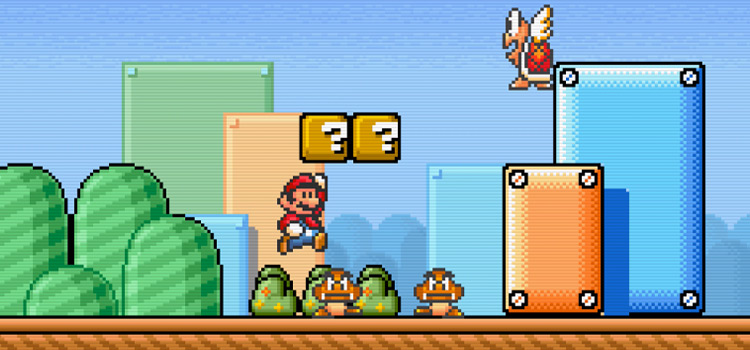 Super Mario Advance 4 on GBA