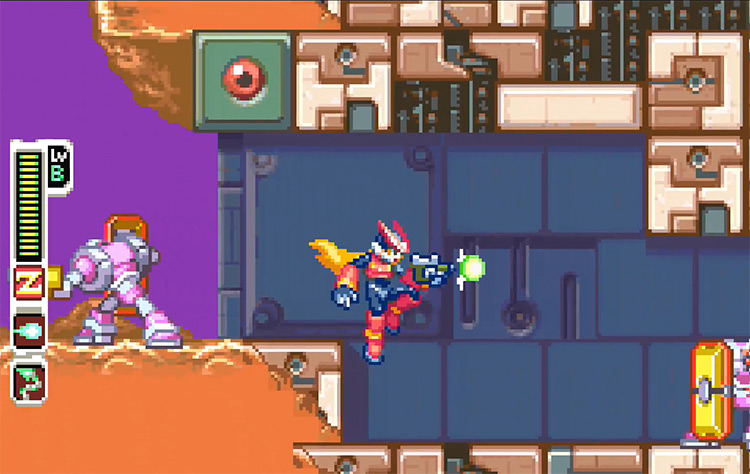 Mega Man Zero 2 (2003) gameplay screenshot