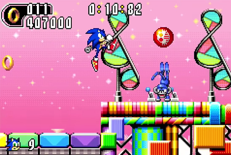Sonic Advance 2 (2002) gameplay screenshot