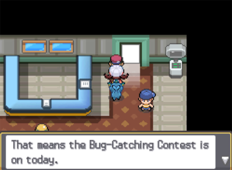 The Bug-Catching Contest attendant / Pokemon HGSS