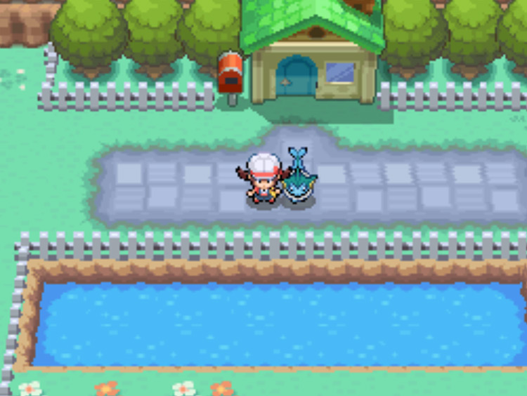 Sea Cottage on Route 25, home of Bill's Grandfather / Pokémon HGSS