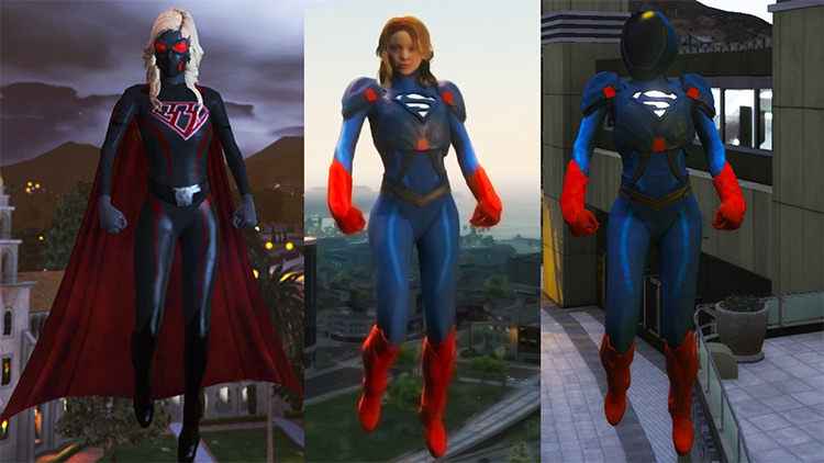CW Supergirl (Multiverse Armor) / GTA5 Mod