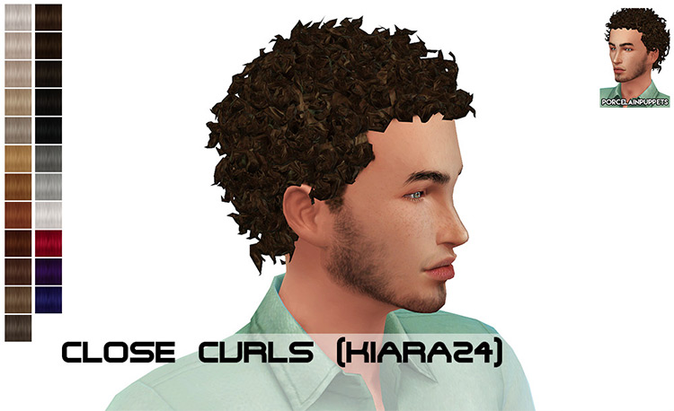 Close Curls / Sims 4 CC