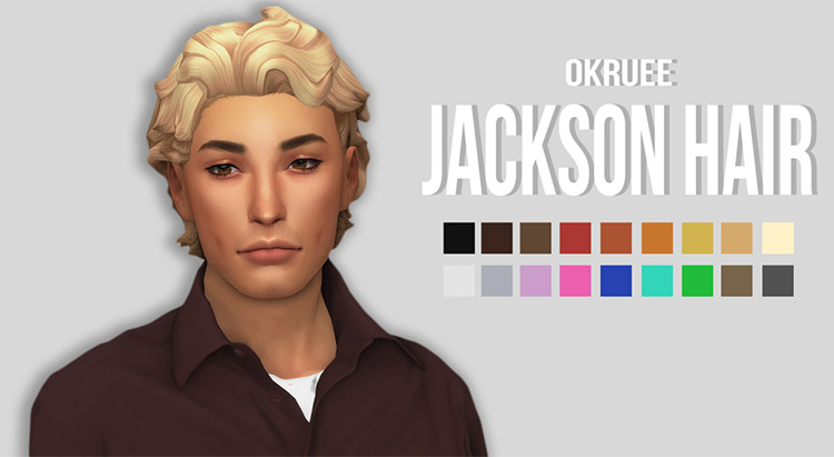 Jackson Hair / Sims 4 CC