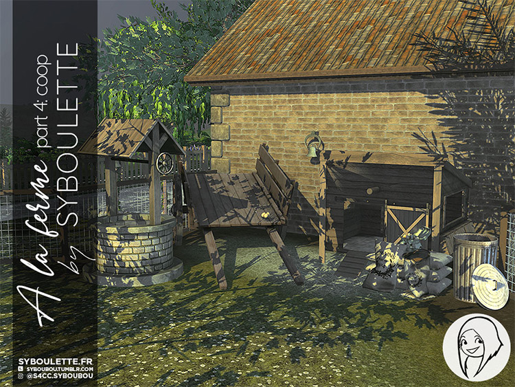 A La Ferme Cottage Coop / Sims 4 CC
