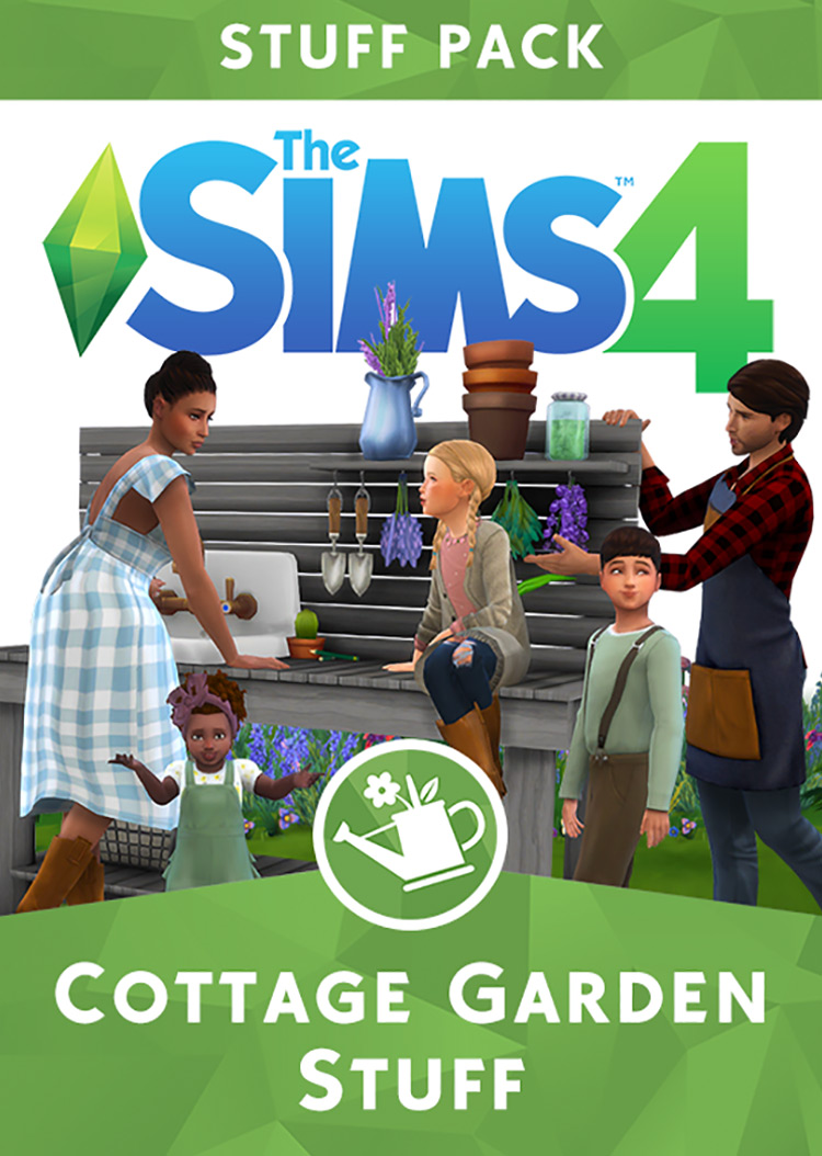 Cottage Garden Stuff Set / Sims 4 CC